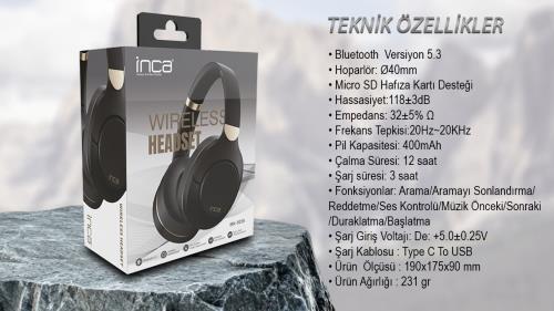 Kulaklık/Mp3/Ses / INCA Kulaklık/Mp3/Ses